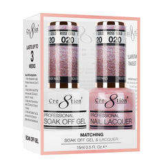 Cre8tion Matching Sets - 020 ROSE GOLD (SHIMMERY)