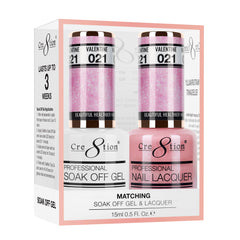 Cre8tion Matching Sets - 021 VALENTINE (GLITTER)