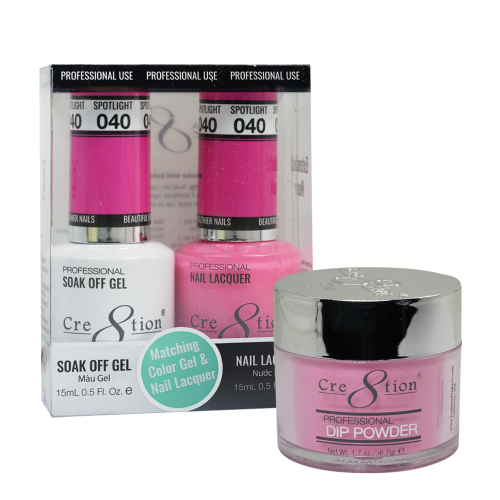 Cre8tion Matching Sets - 040 Paparazzi Party (Neon)