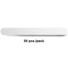 Cre8tion Mini Nail File Wood Center White Grit (50 pcs./pack)