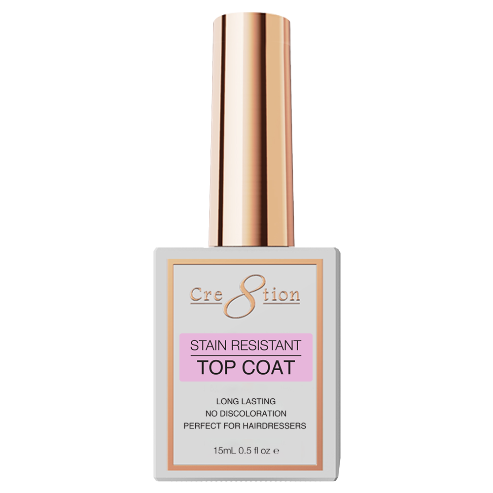 Cre8tion Stain Resistant Top Coat Gel 0.5oz