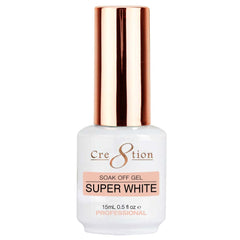 Cre8tion Soak Off Gel - Super White
