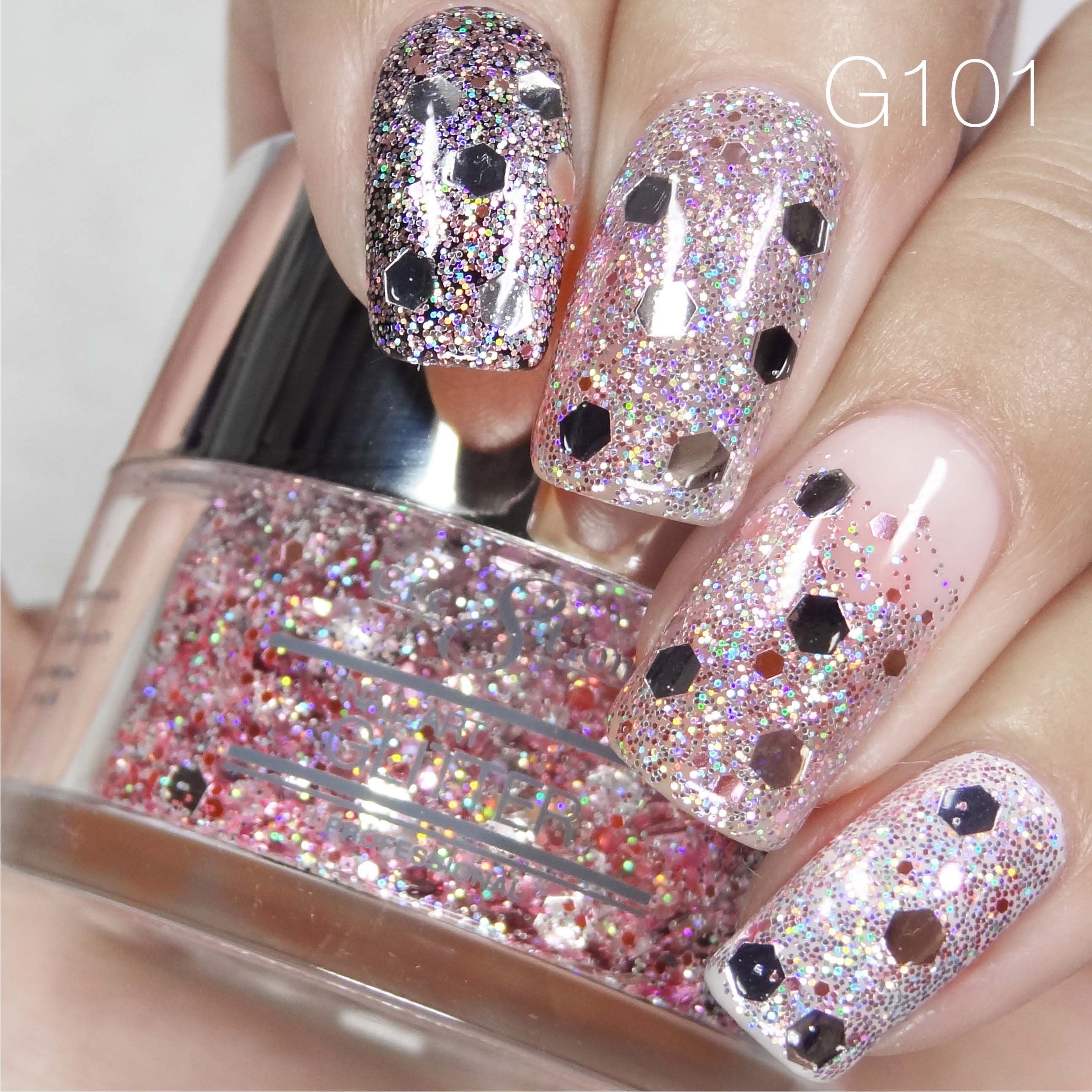 Cre8tion Nail Art Glitter 1oz 30g 101