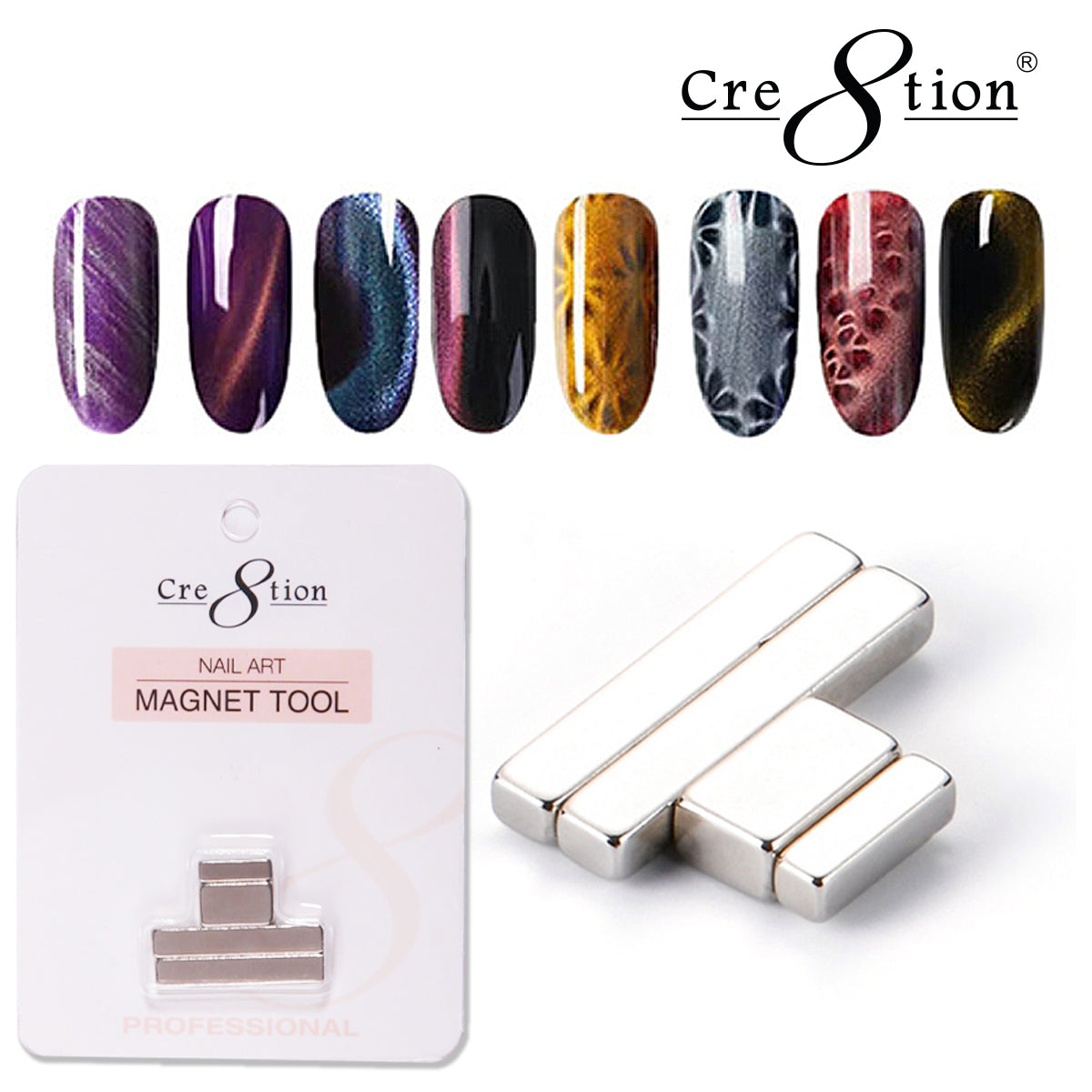 Cre8tion Cat Eye Magnet 4 Bars