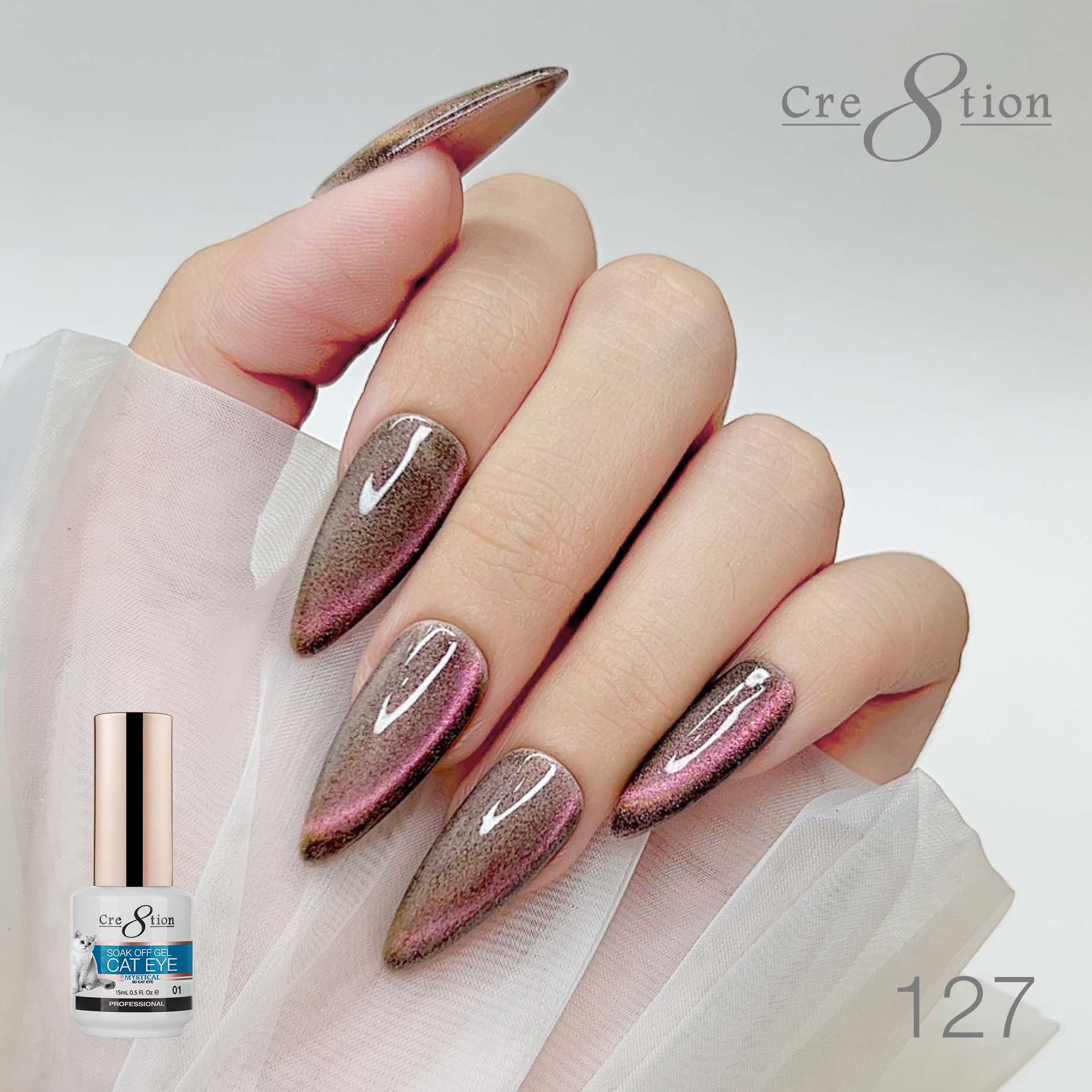 Cre8tion Cat Eye Gel 0.5oz - Mystical Collection - 127