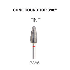 Cre8tion Cone Round Top Nail Filing Bit 3/32"
