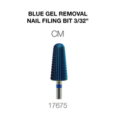 Cre8tion Blue Gel Removal Nail Filing Bit 3/32"