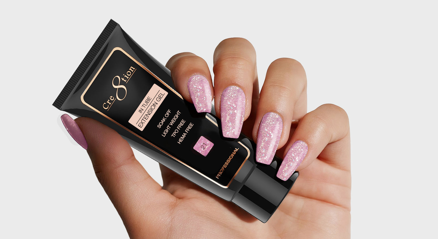 Cre8tion Poly Gel-Extension Gel In Tube 2oz - 21