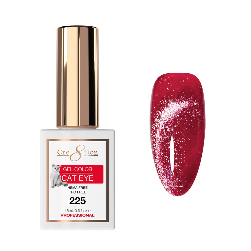 Cre8tion Cat Eye Soak Off Gel 0.5oz 225