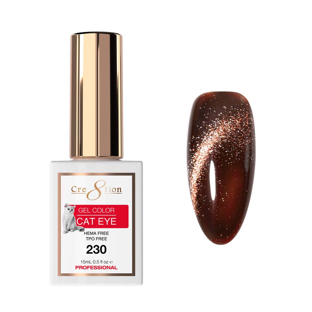 Cre8tion Cat Eye Soak Off Gel 0.5oz 230