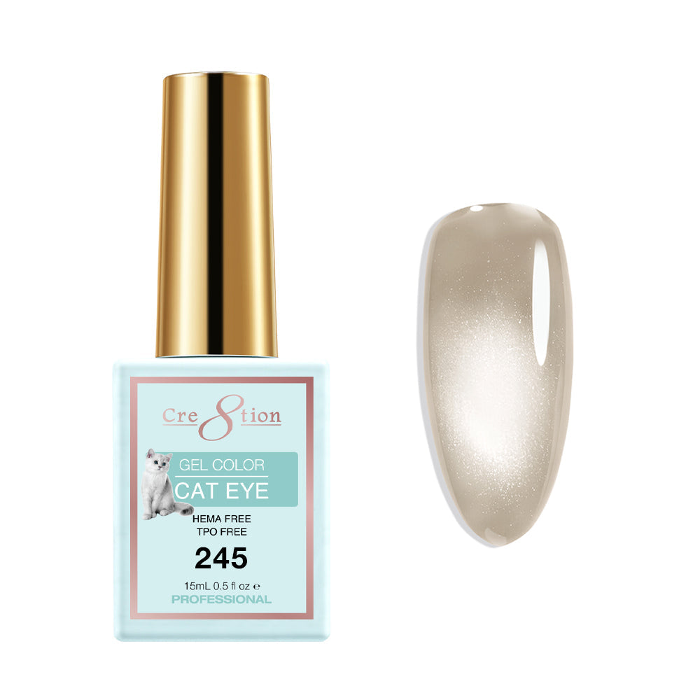 Cre8tion Cat Eye Soak Off Gel 0.5oz 245