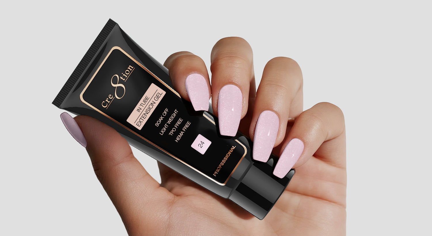 Cre8tion Poly Gel-Extension Gel In Tube 2oz - 24
