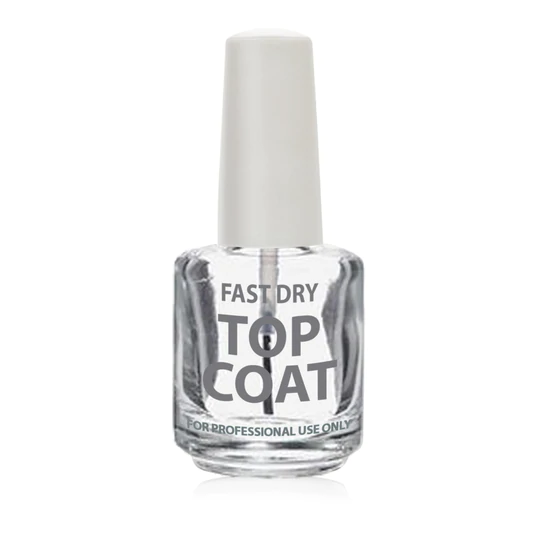 Cre8tion Empty Glass Bottle .5oz "Fast Dry Top Coat"