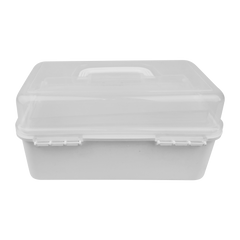 Cre8tion Large Plastic Storage Box Size 13*7.9*6.3 inches