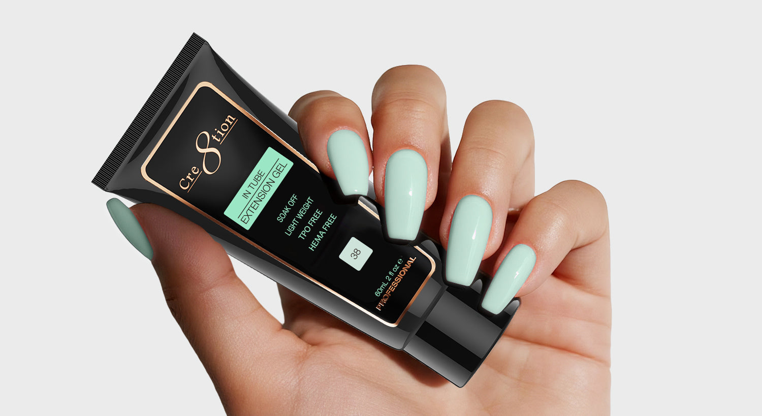 Cre8tion Poly Gel-Extension Gel In Tube 2oz - 38