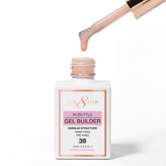 Cre8tion Gel Collection - Overlay/ Brush on Builder 0.5oz 39 Coral Champagne Fizz