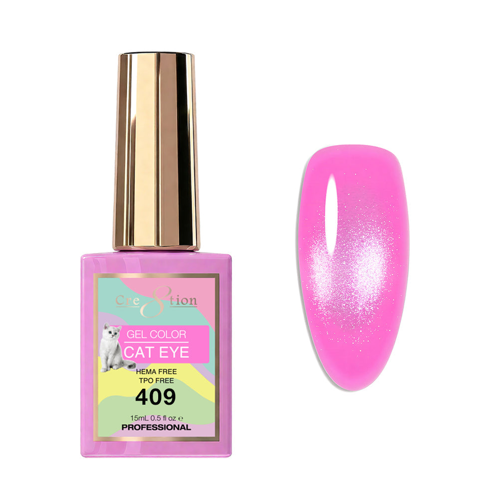Cre8tion Cat Eye Soak Off Gel 0.5oz 409