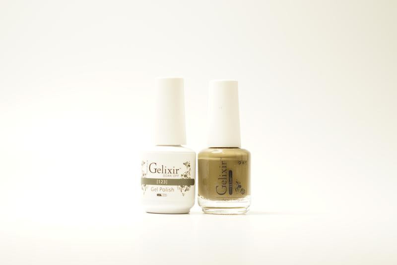 Gelixir Nail Polish Gel & Matching Lacquer 1 PK #123