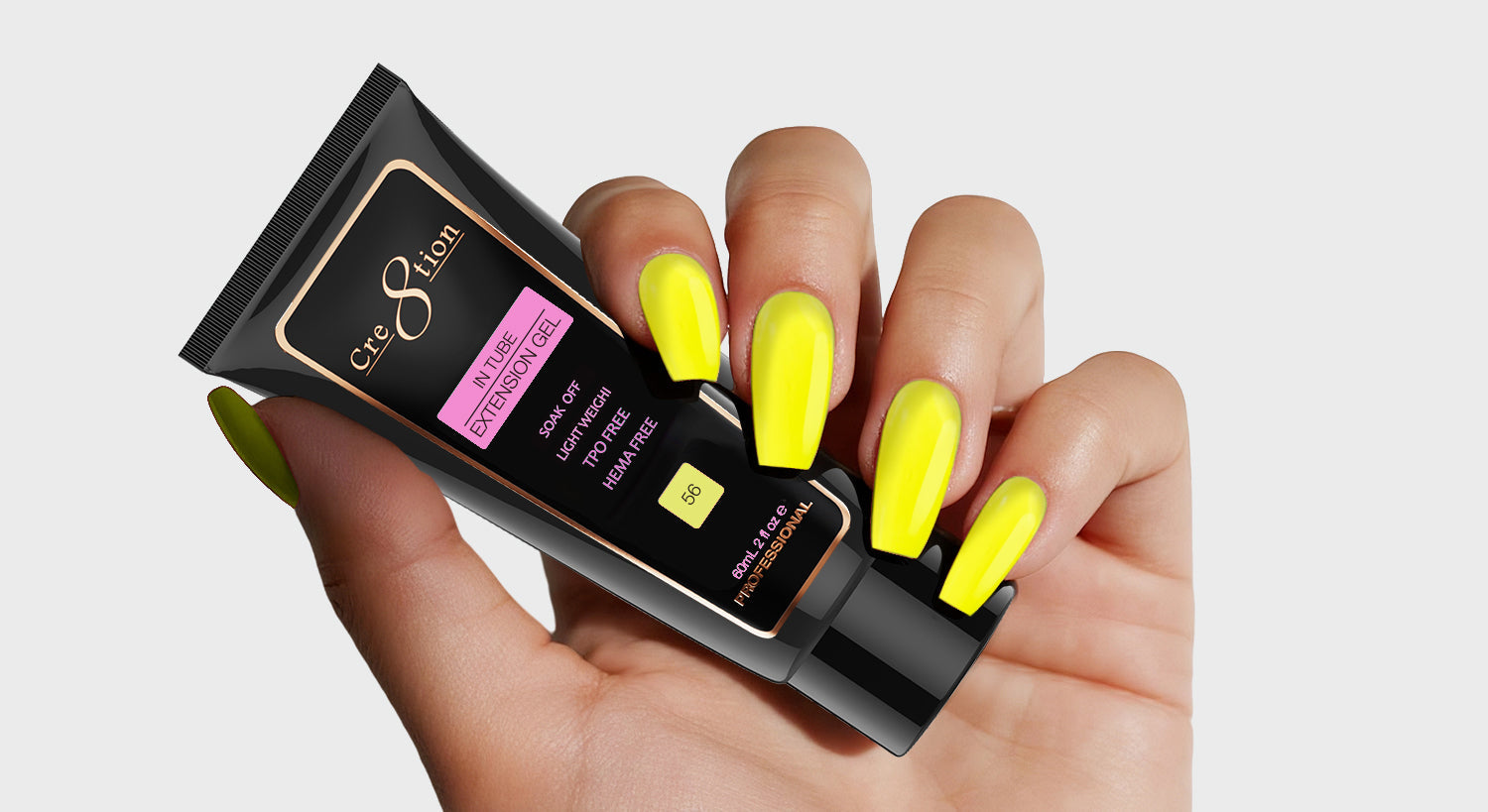 Cre8tion Poly Gel-Extension Gel In Tube 2oz - 56