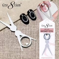 Cre8tion French with Ring Cat Eye Magnet Set