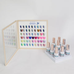 Cre8tion Mermaid Gel 0.5oz - Full Set 54 colors w/ 6 Top Diamond 0.5oz & 1 Color Chart