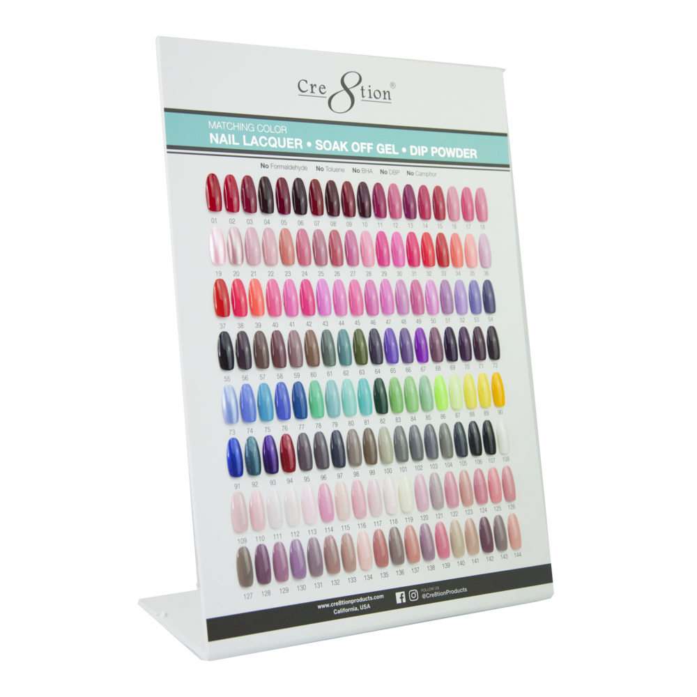 Cre8tion Counter Foam Display - 288 Matching Color Chart