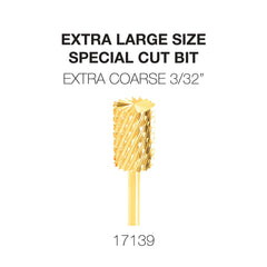 Cre8tion Extra Large Size - Special Cut Bit 3/32" Gold