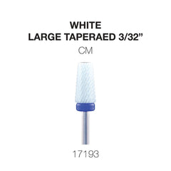 Cre8tion White Ceramic - Large Tapered - 3/32"
