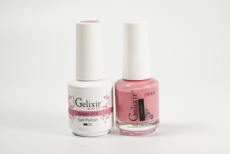 Gelixir Nail Polish Gel & Matching Lacquer Delight 1 PK #073