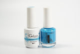 Gelixir Nail Polish Gel & Matching Lacquer Cerulean 1 PK #085