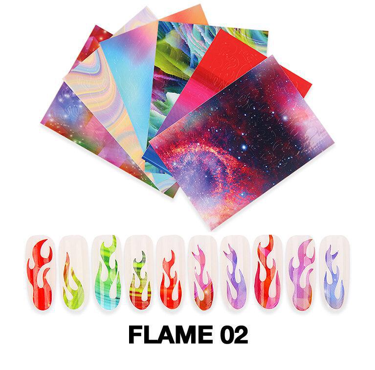 Cre8tion Sticker Flame 02 6 pcs./bag