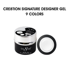 Cre8tion Signature Designer Gel 7.5g - Full Set 9 Colors