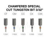 Cre8tion Chamfered Special Cut Tungsten Bit 3/32"