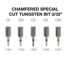 Cre8tion Chamfered Special Cut Tungsten Bit 3/32"