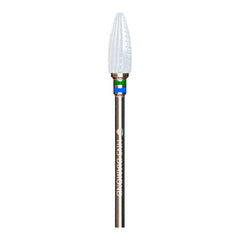 HNS DIAMOND NAIL DRILL BIT 3/32 WHITE FLAME CERAMIC 5IN1