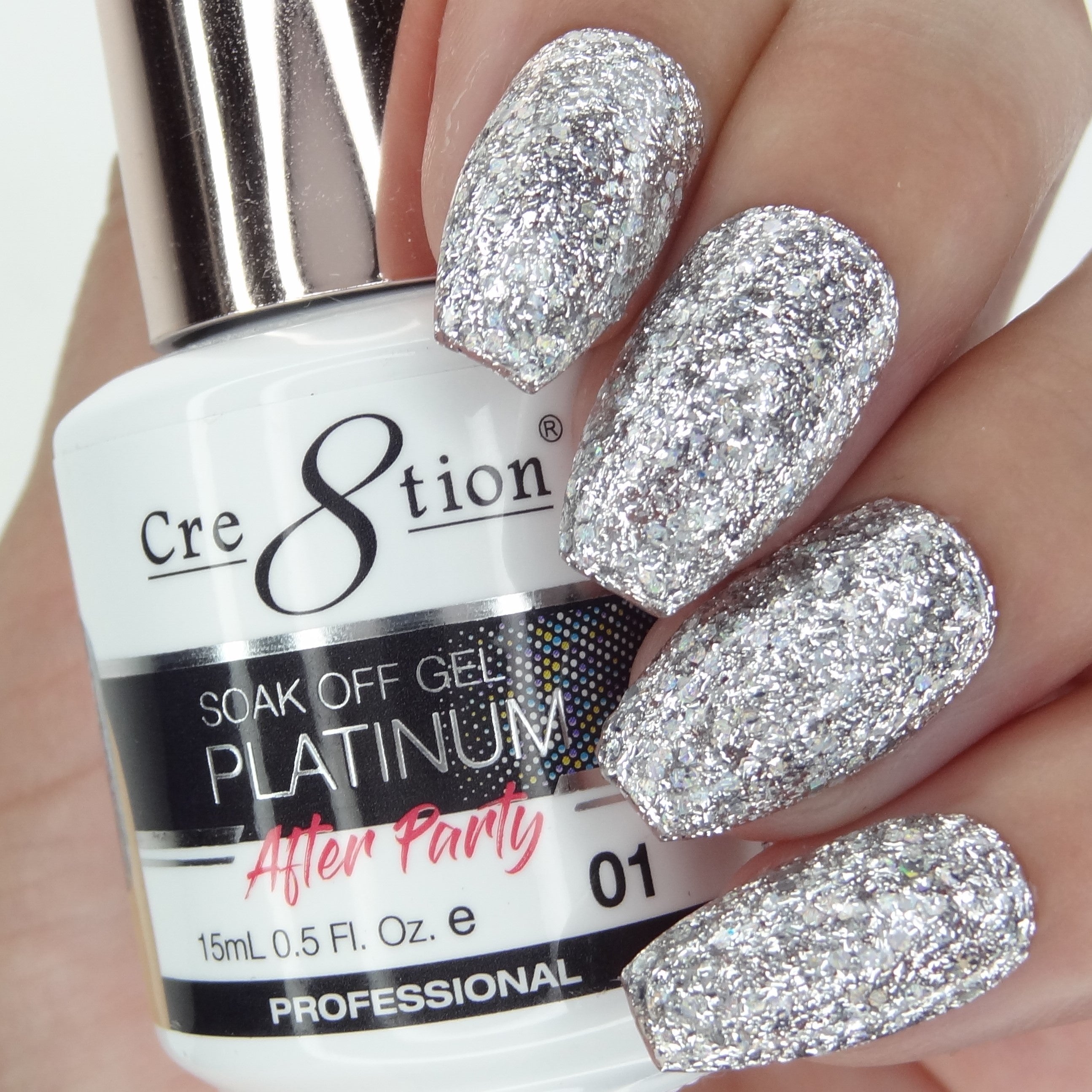 Cre8tion Platinum After Party Gel 0.5oz 01