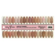 Cre8tion Color Chart - Natural Elegance Powder 36 colors