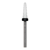 HNS DIAMOND NAIL DRILL BIT 3/32 UNDER NAIL CLEAR WHITE FLAME CERAMIC 5IN1