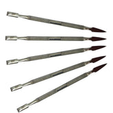 HNS Cuticle Pusher Tools Spoon Knife Gauge Finger Nail Cleaner Dead Skin Remover Gel Polish Manicure Pedicure
