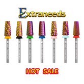 HNS DIAMOND NAIL DRILL BITS 3/32" CROSS CUT BIT 5IN1