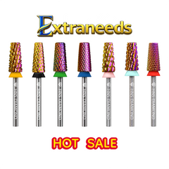 HNS DIAMOND NAIL DRILL BITS 3/32" CROSS CUT BIT 5IN1