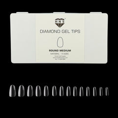 HNS DIAMOND GEL TIPS ROUND