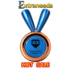 HNS DIAMOND HOLOGRAPHIC CHROME POWDER 12 COLORS COLECCTION free 2 base chorme HNS