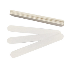 Cre8tion Mini Nail File Wood Center White Grit (50 pcs./pack)
