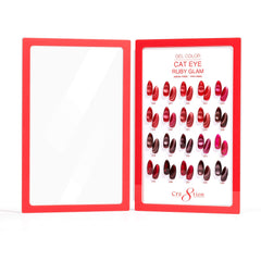 Cre8tion Cat Eye Gel Ruby Glam Kit - 20 Colors