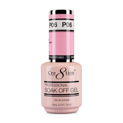 Cre8tion Gel - French Collection 0.5oz - P06 It's a Girl Pink