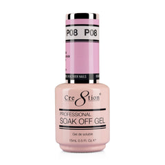 Cre8tion Gel - French Collection 0.5oz - P08 Pink
