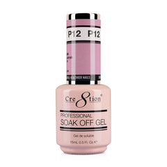 Cre8tion Gel - French Collection 0.5oz - P12 Peach Nude