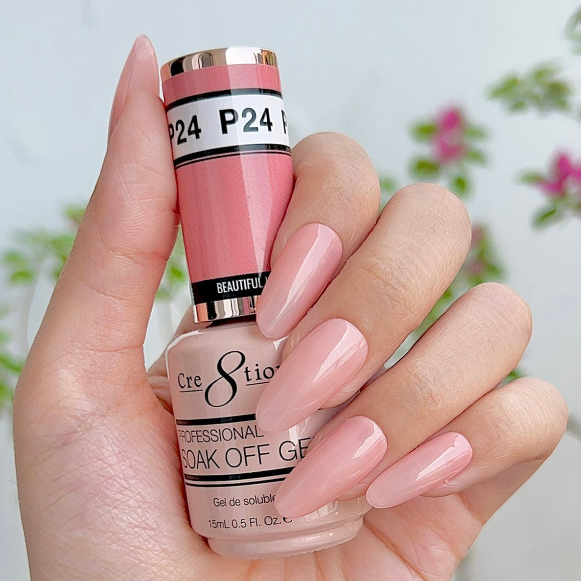 Cre8tion Gel - French Collection 0.5oz - P24 Pink