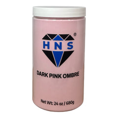 HNS DARK PINK OMBRE NAIL POWDER 24 OZ